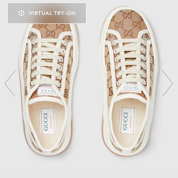 Gucci women’s GG sneaker size 37.5 E/ 7.5B - Picture 4 of 9